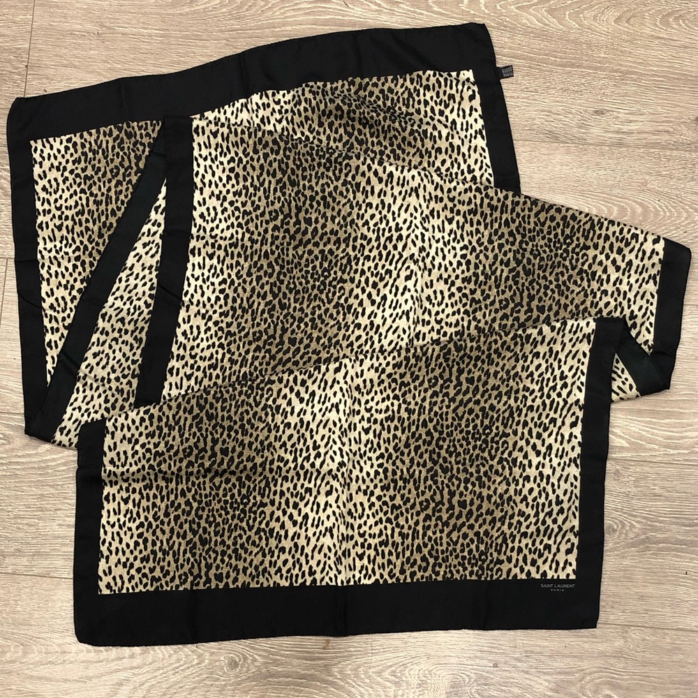 Saint Laurent silk scarf